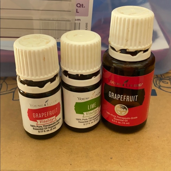 Empty bottles Young Living